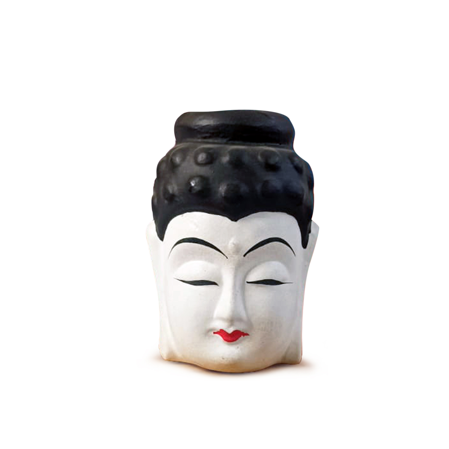 White Buddha tealight Candle Holder - Image 7