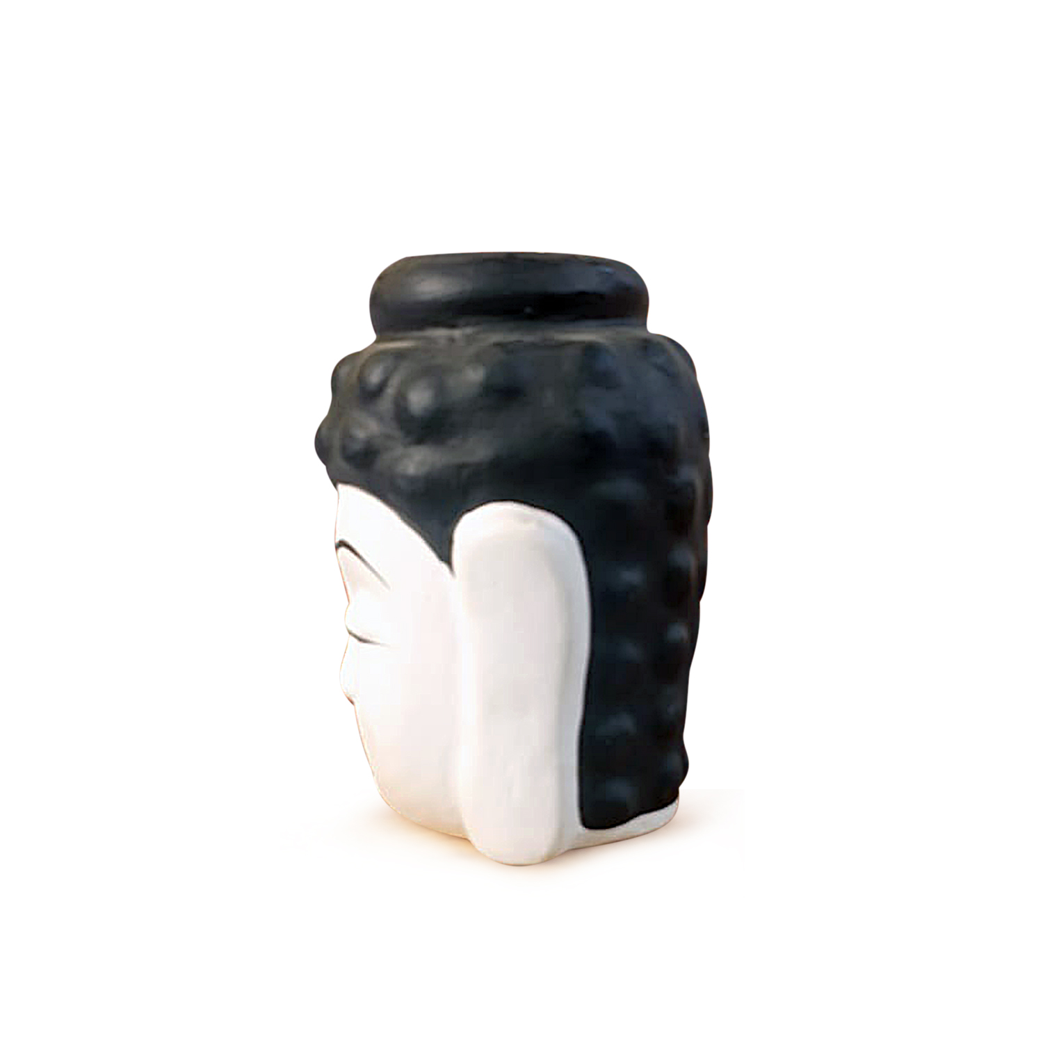 White Buddha tealight Candle Holder - Image 2