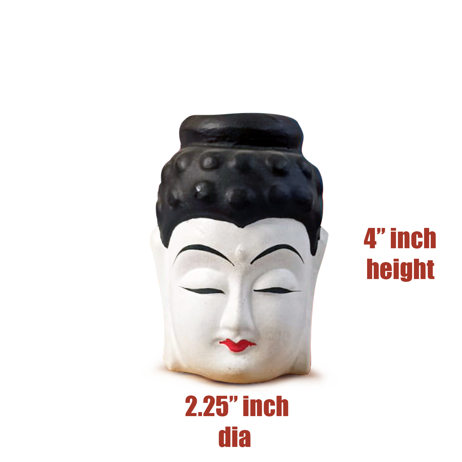White Buddha tealight Candle Holder - Image 5