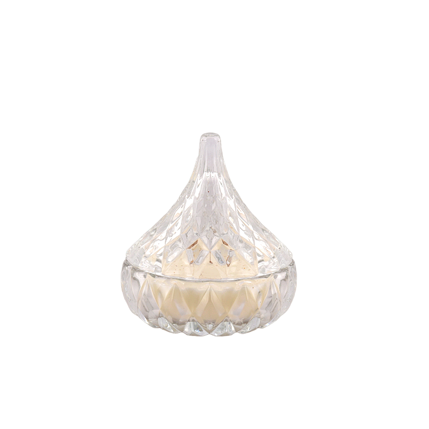 Edhas Luxury Scented Candle – Modak-Cut Glass Jar - Image 4