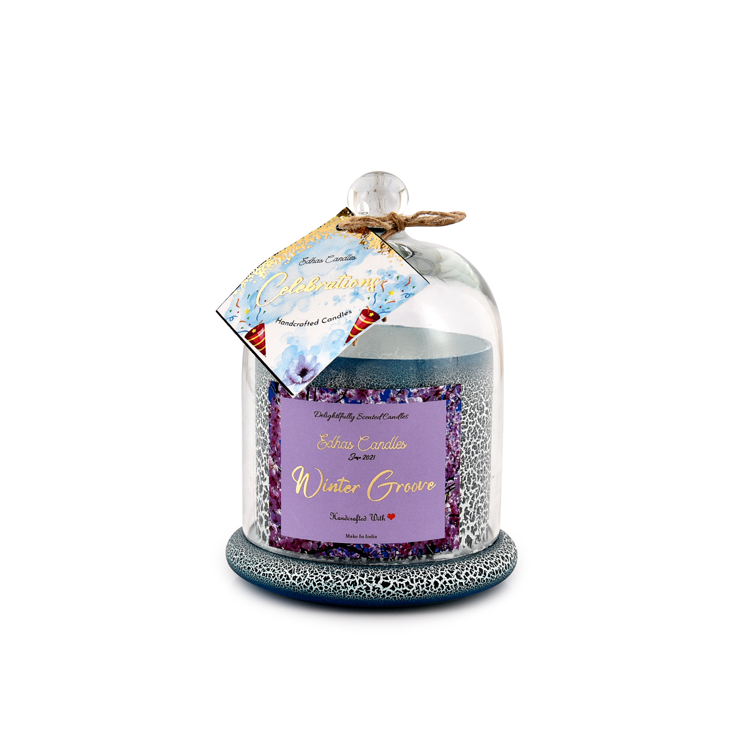 Edhas Winter Groove 1-Wick Candle – A Cozy Seasonal Escape - Image 2