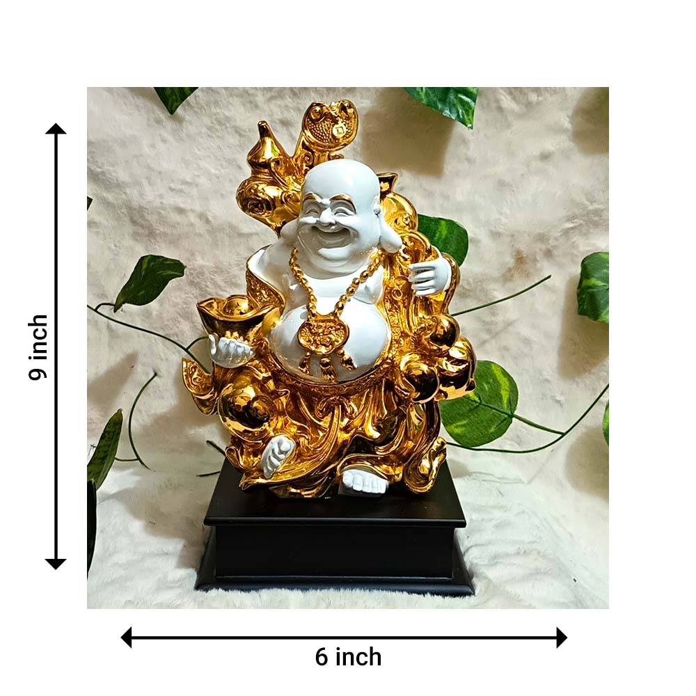 Golden Plating Laughing Buddha Bowl - Image 4