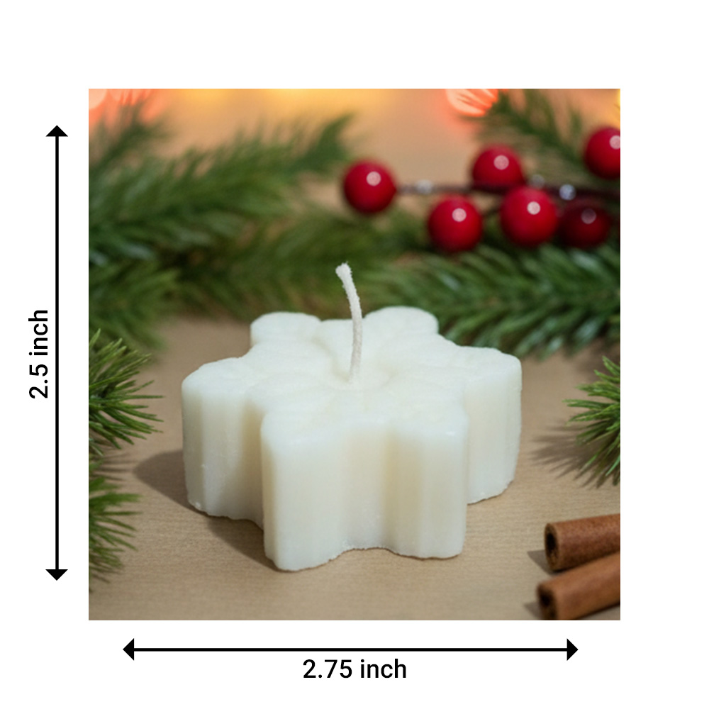 Icy Snowflake Wax Candle - Image 3