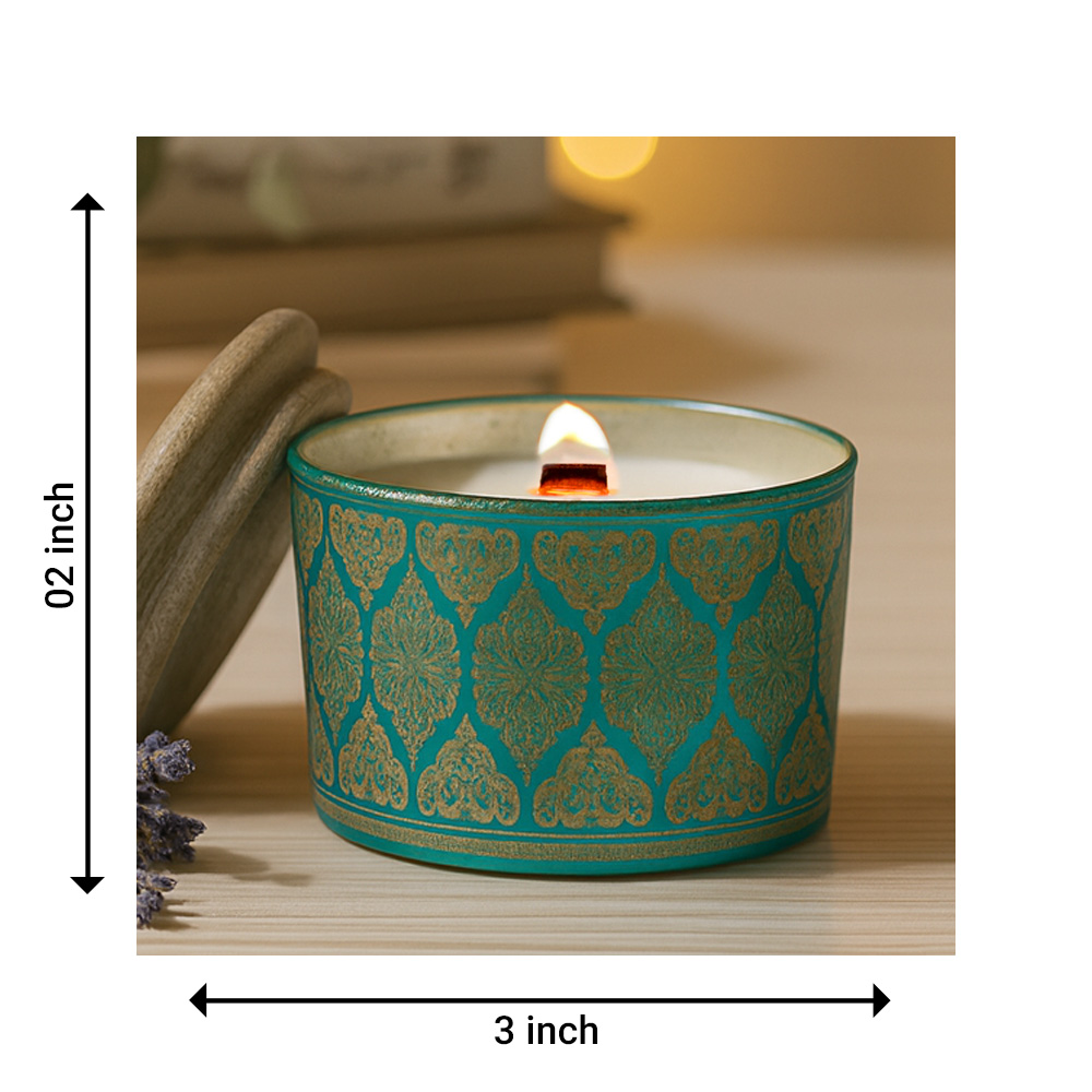 Wooden Wick Oceanic Candle - Image 4